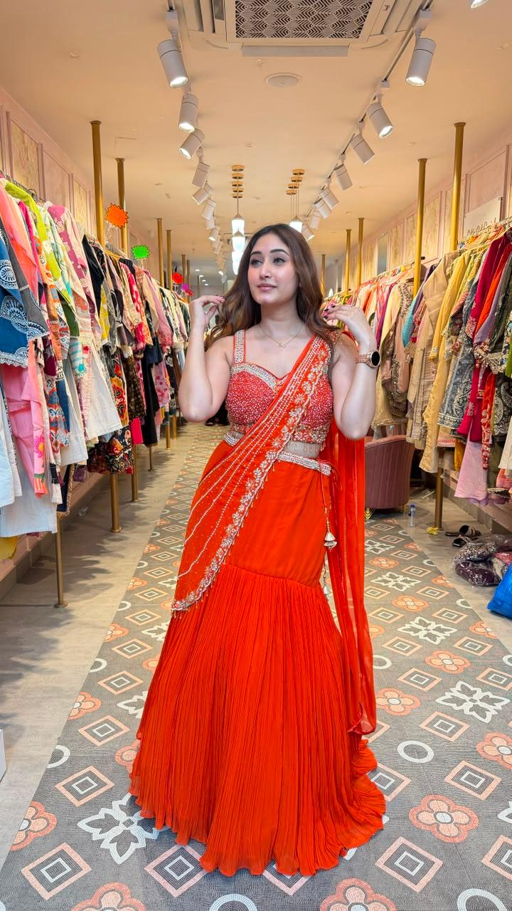 Designer Lehenga Saree
