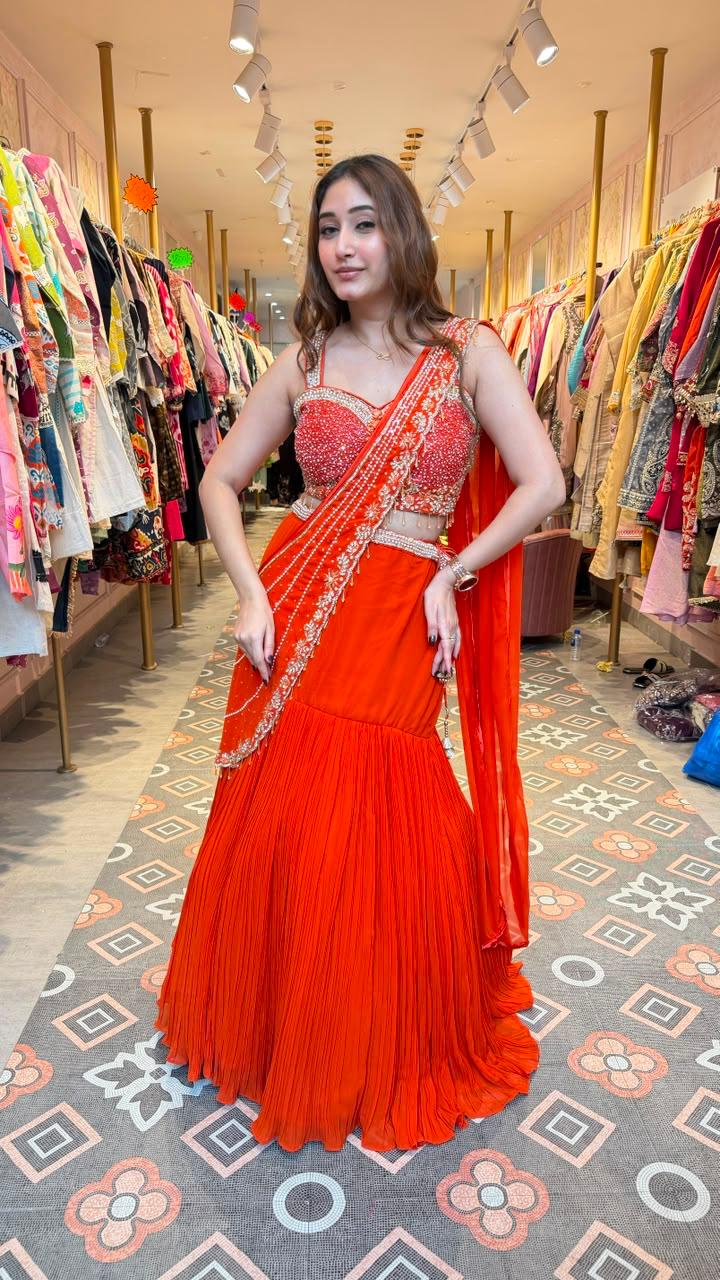 Designer Lehenga Saree