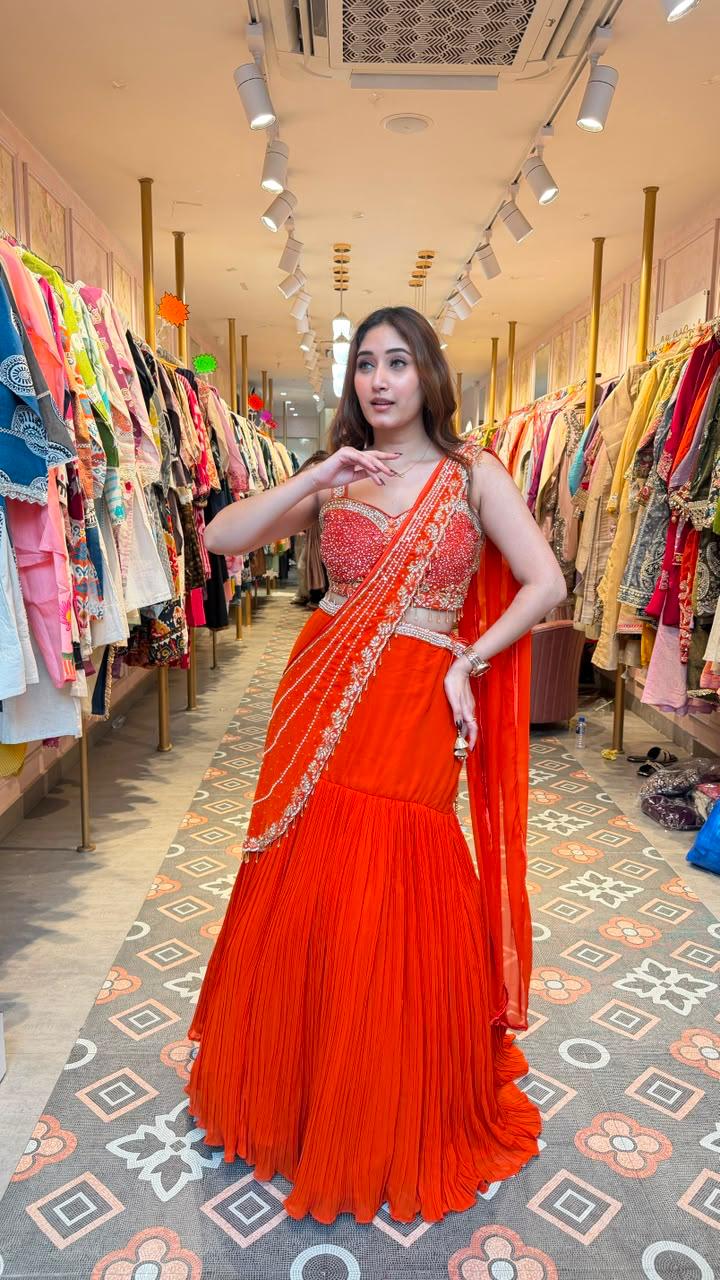 Designer Lehenga Saree