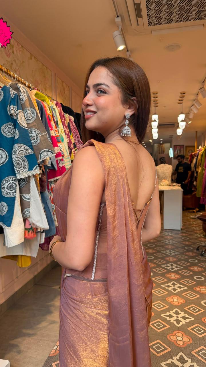 Designer Saree with Embellished Blouse