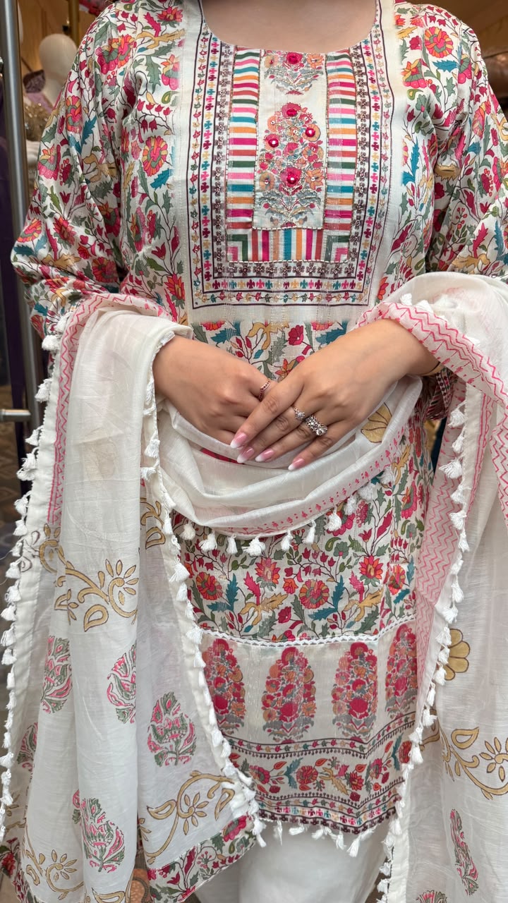 Hand Block Print Inspired Kurta Set