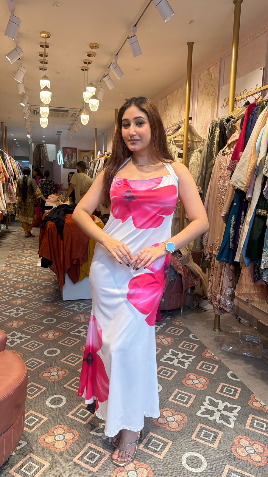 Cowl Neck Maxi Dress