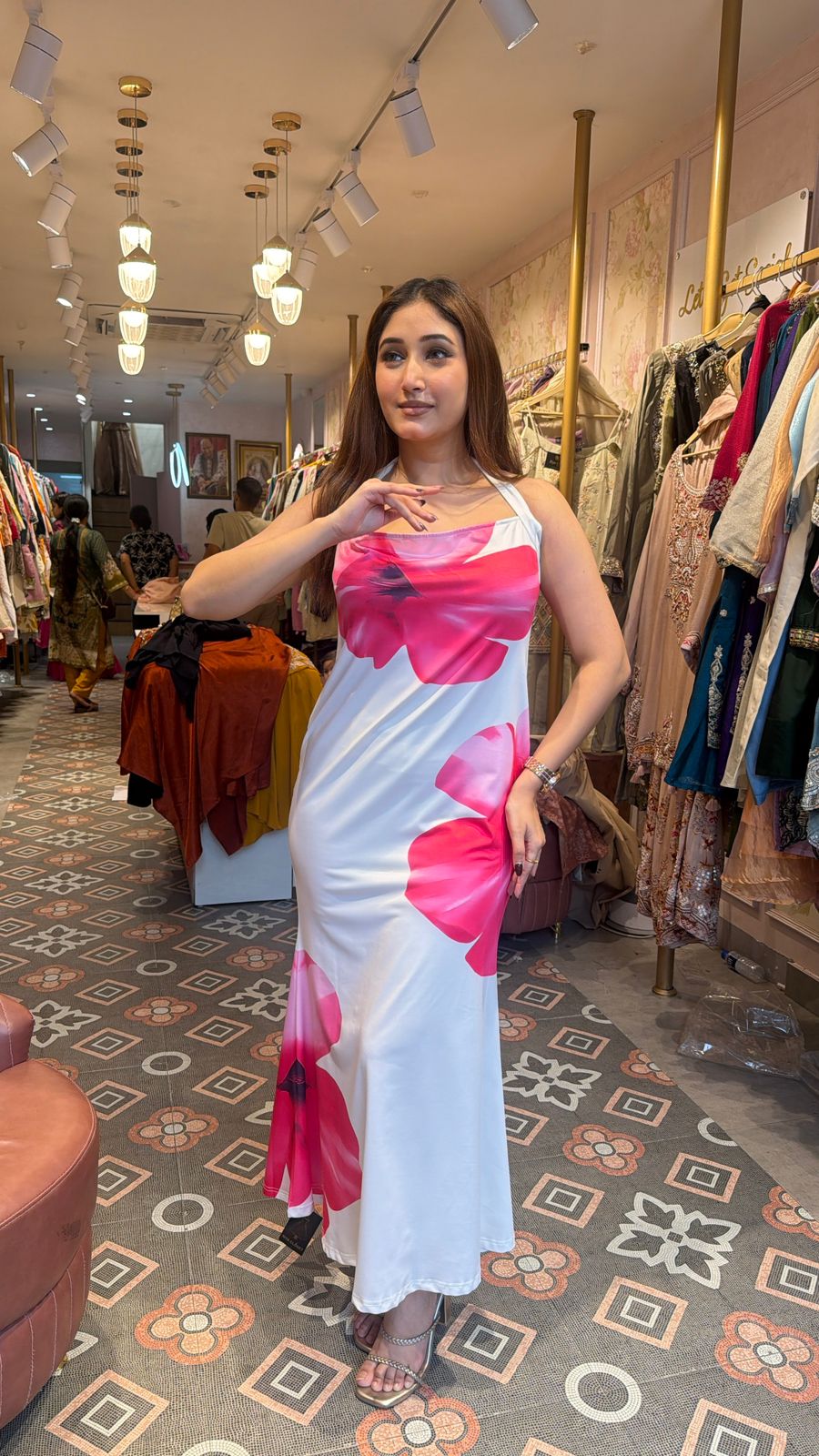 Cowl Neck Maxi Dress