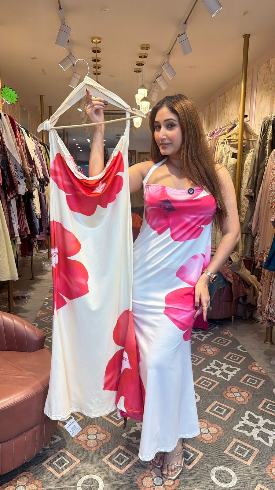 Cowl Neck Maxi Dress