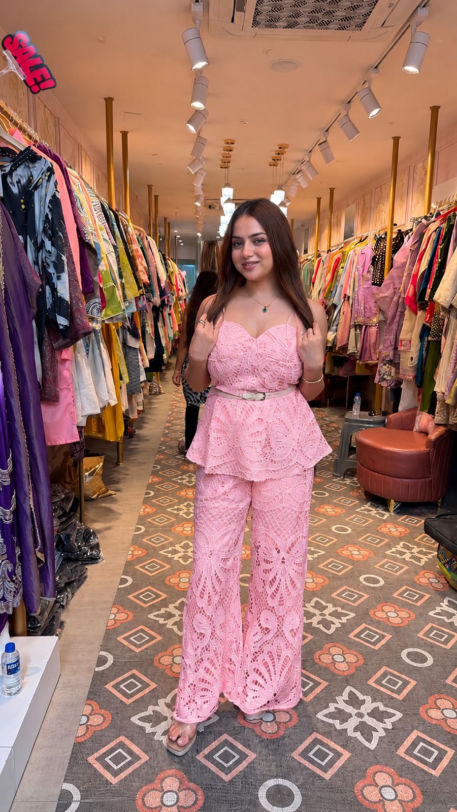 Luxury Western lace Co-ord Set