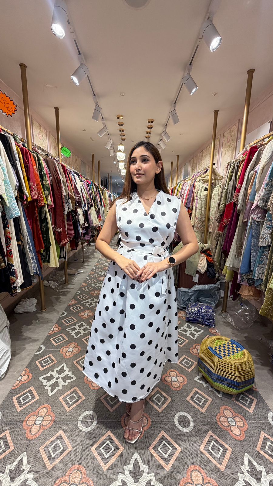 Retro A-Line Gown
