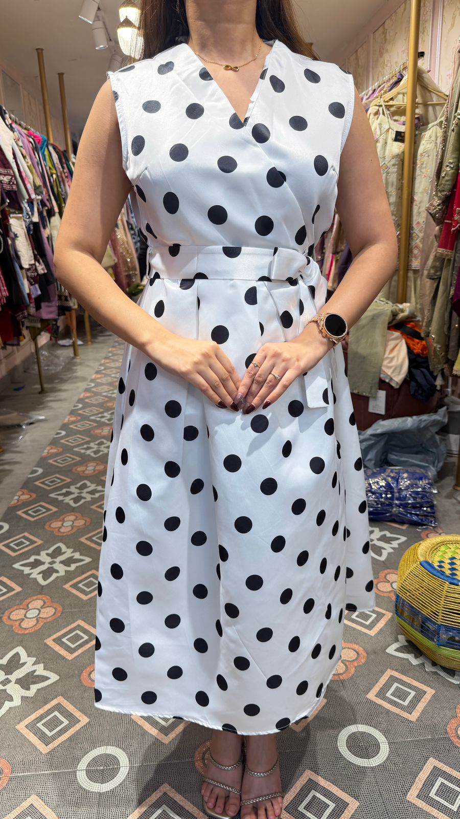 Retro A-Line Gown