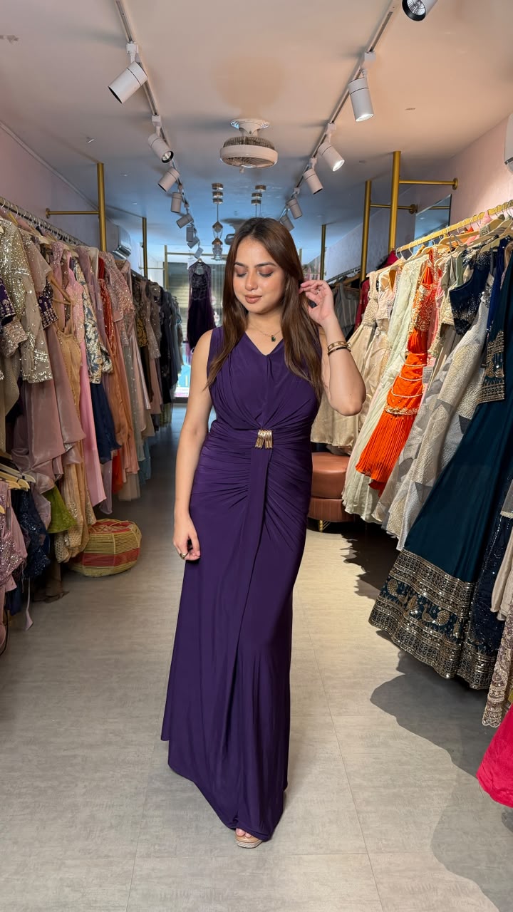 Mea Elegance Draped Gown