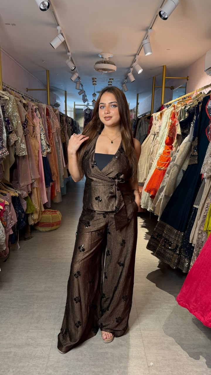 Wrap Waistcoat Co-ord Set