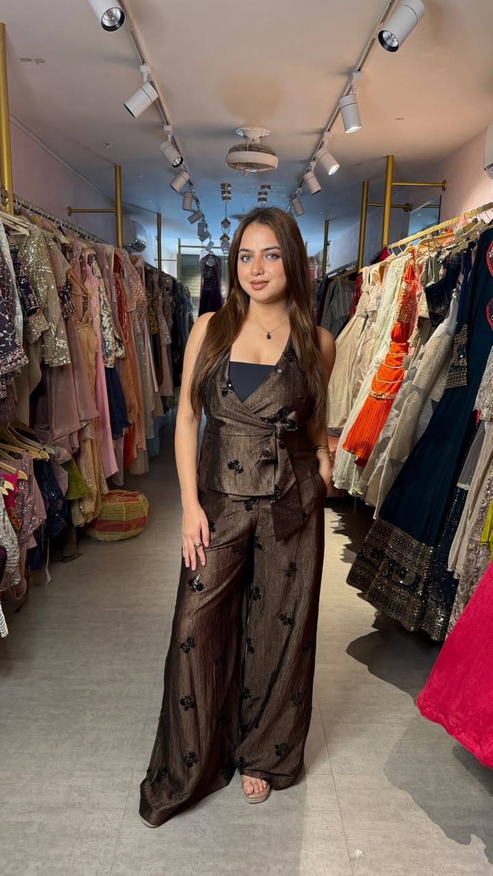 Wrap Waistcoat Co-ord Set