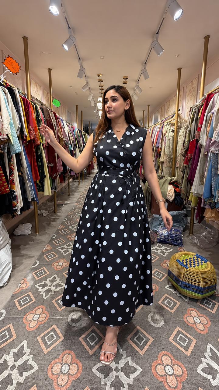 Retro A-Line Gown
