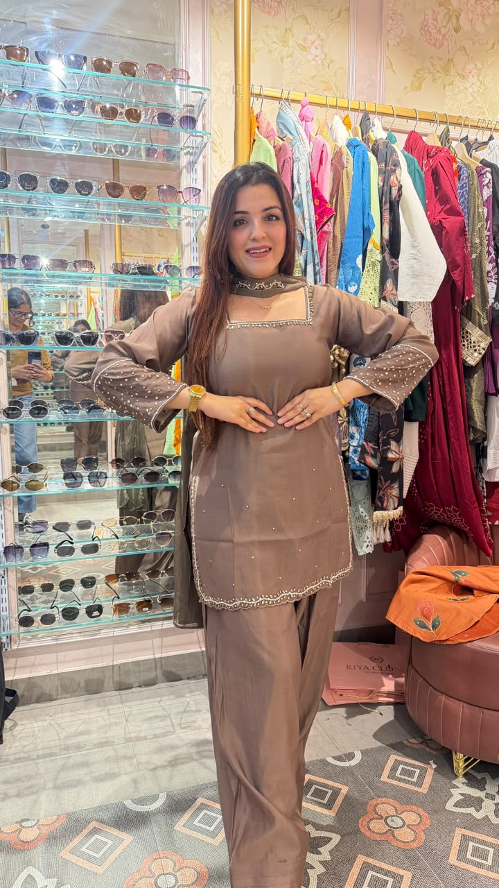 Embellished Straight Kurta with Patiala Salwar & Dupatta Set