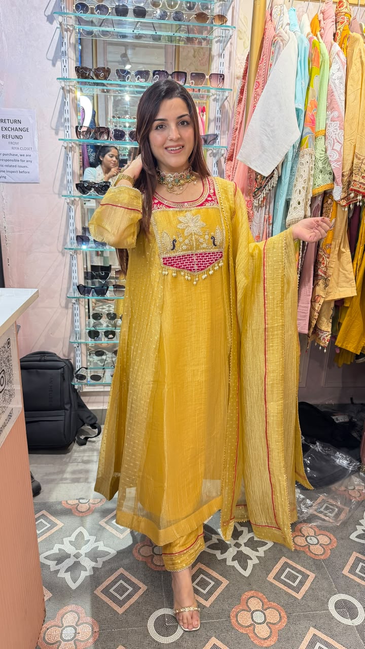 Meenakari Heritage Anarkali Suit