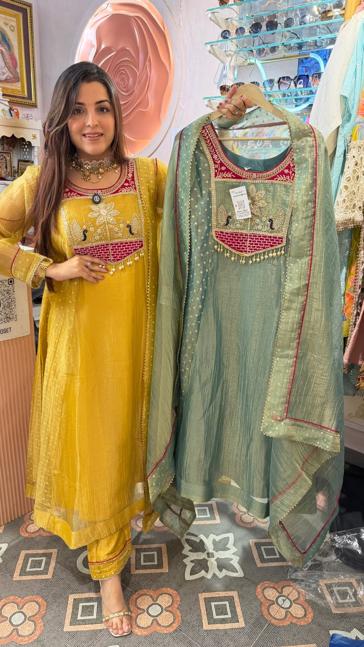 Meenakari Heritage Anarkali Suit