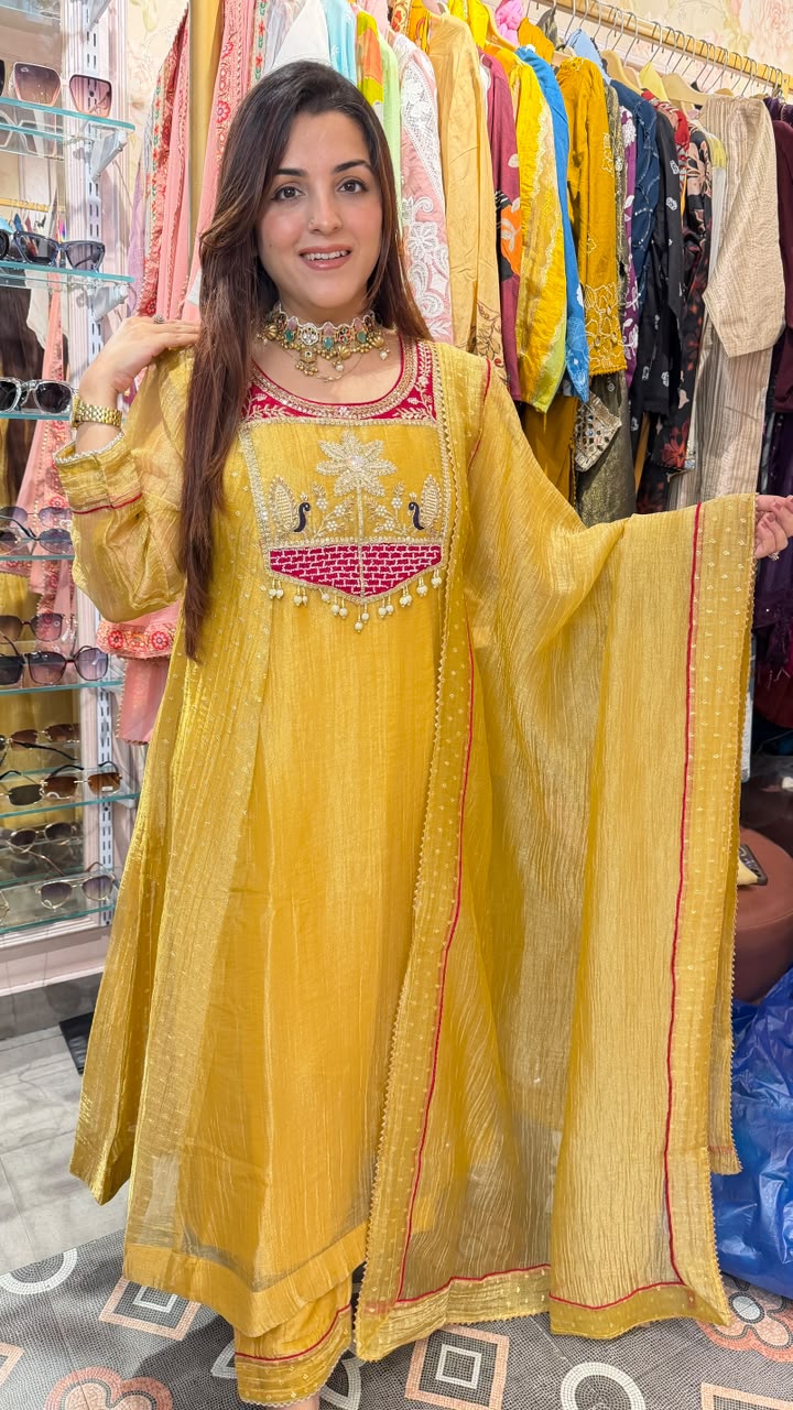 Meenakari Heritage Anarkali Suit