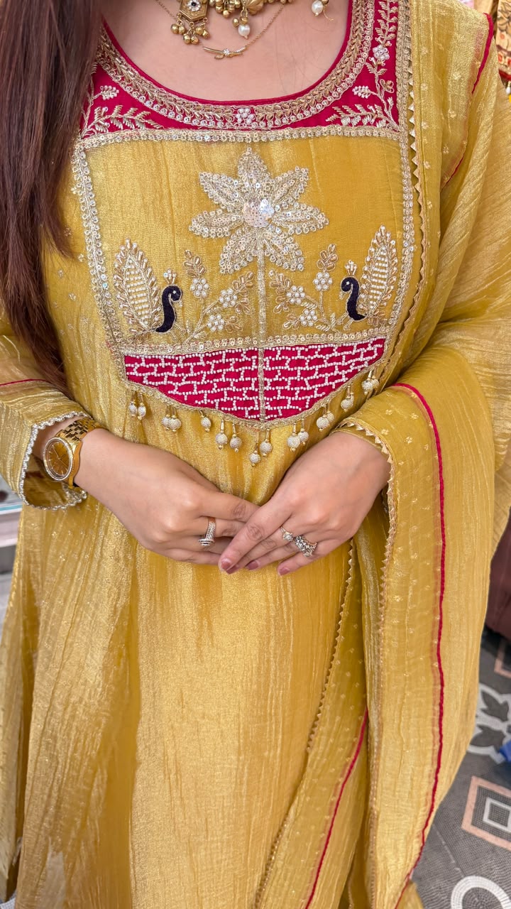 Meenakari Heritage Anarkali Suit