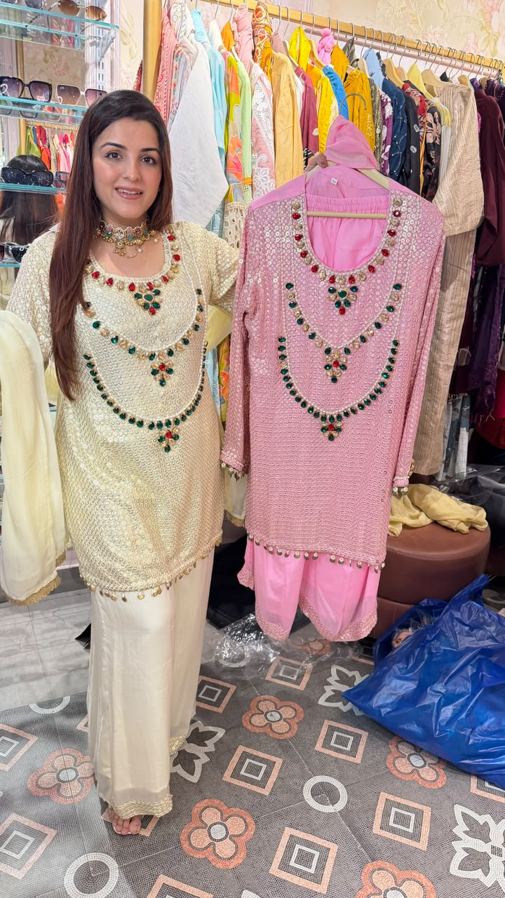 Royal Pearl Garden Anarkali Suit