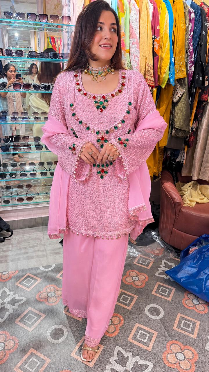 Royal Pearl Garden Anarkali Suit