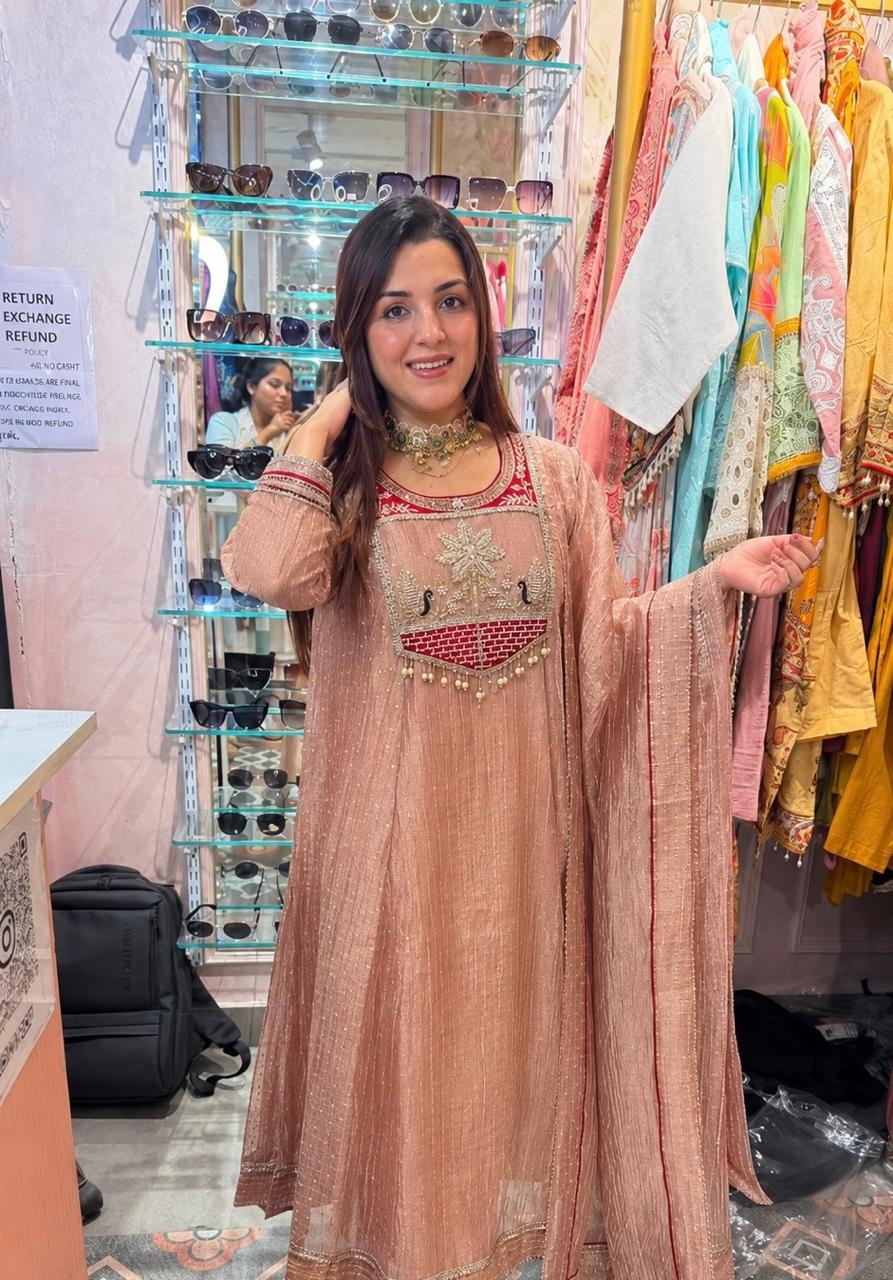 Meenakari Heritage Anarkali Suit