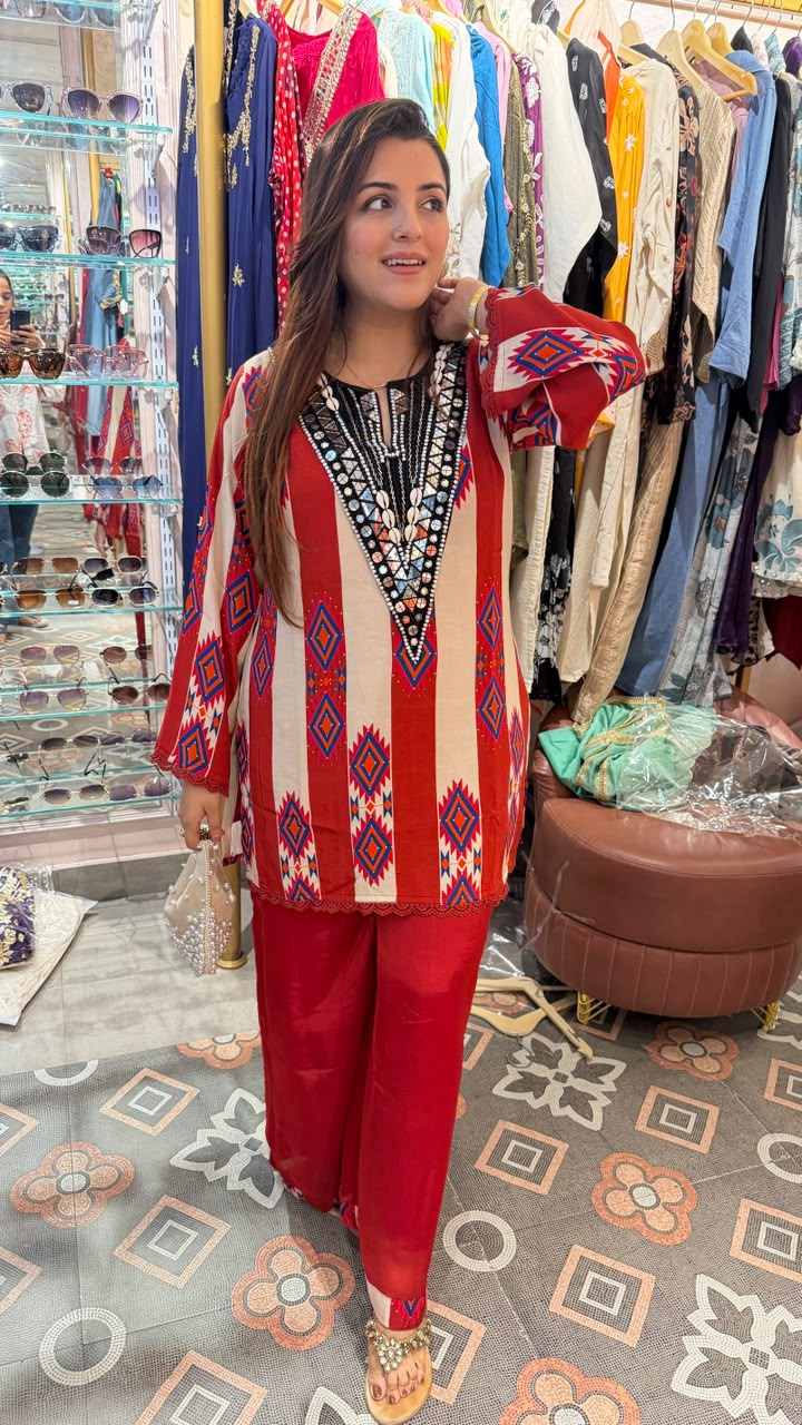 Boho Tribal Co-ord Set
