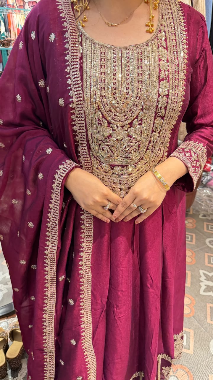 Designer Anarkali Suit Set