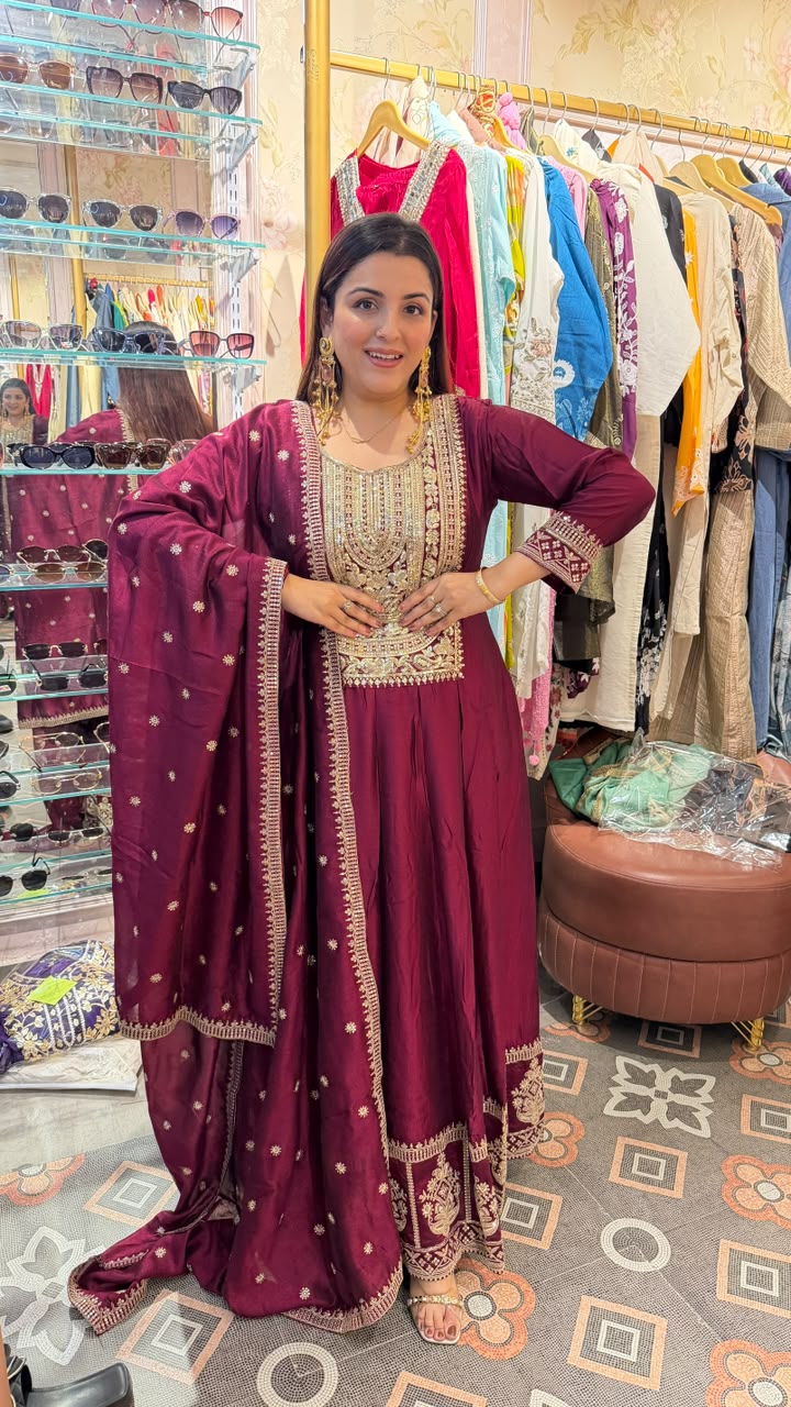 Designer Anarkali Suit Set