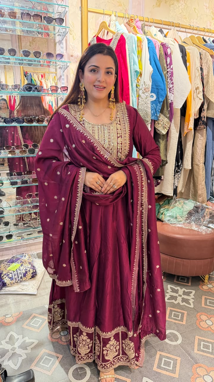 Designer Anarkali Suit Set