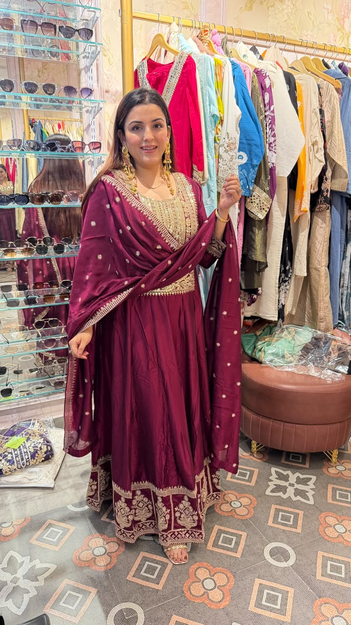 Designer Anarkali Suit Set