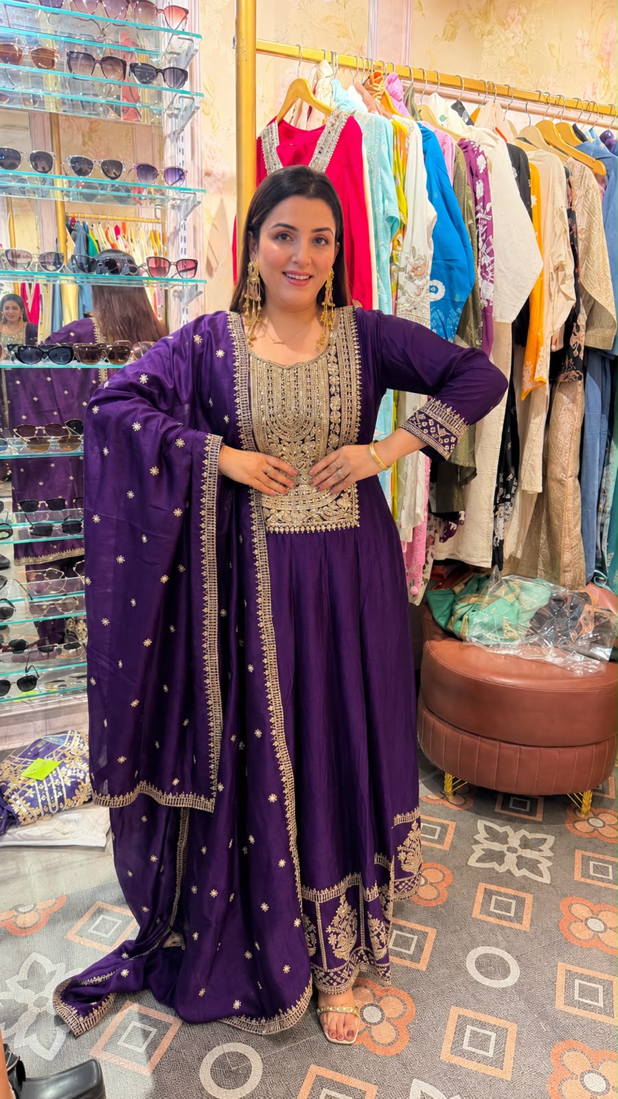 Designer Anarkali Suit Set