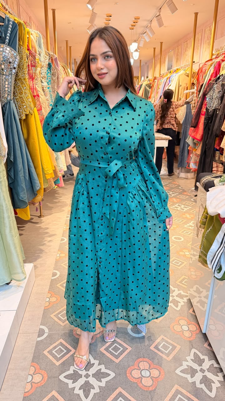 Belted Midi Dress