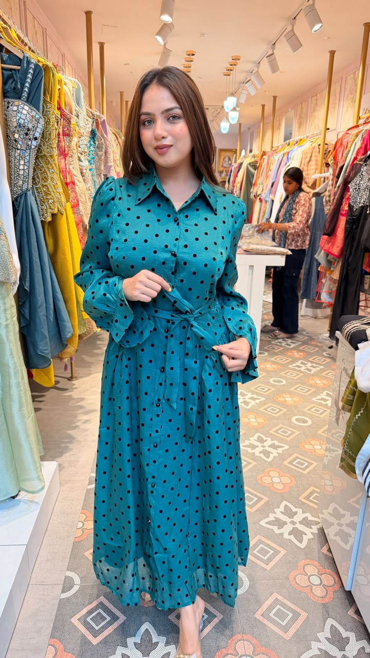 Belted Midi Dress