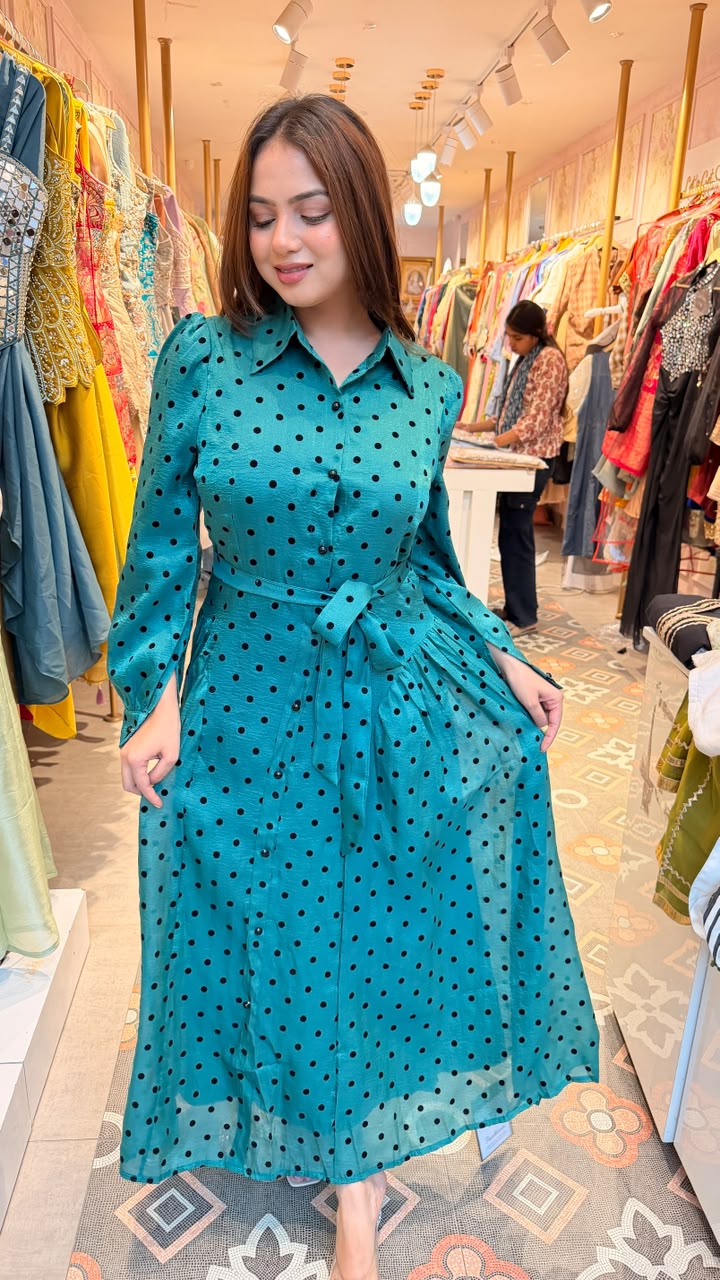 Belted Midi Dress
