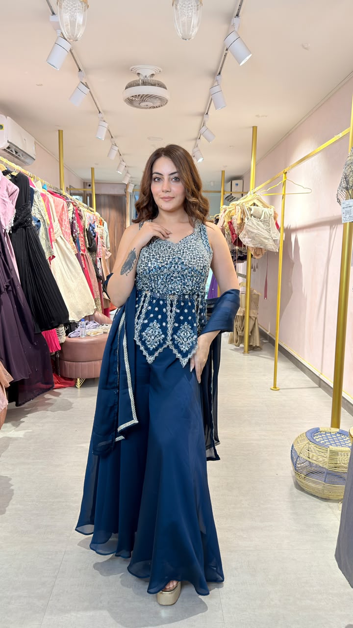 Royal Embroidered Anarkali Suit