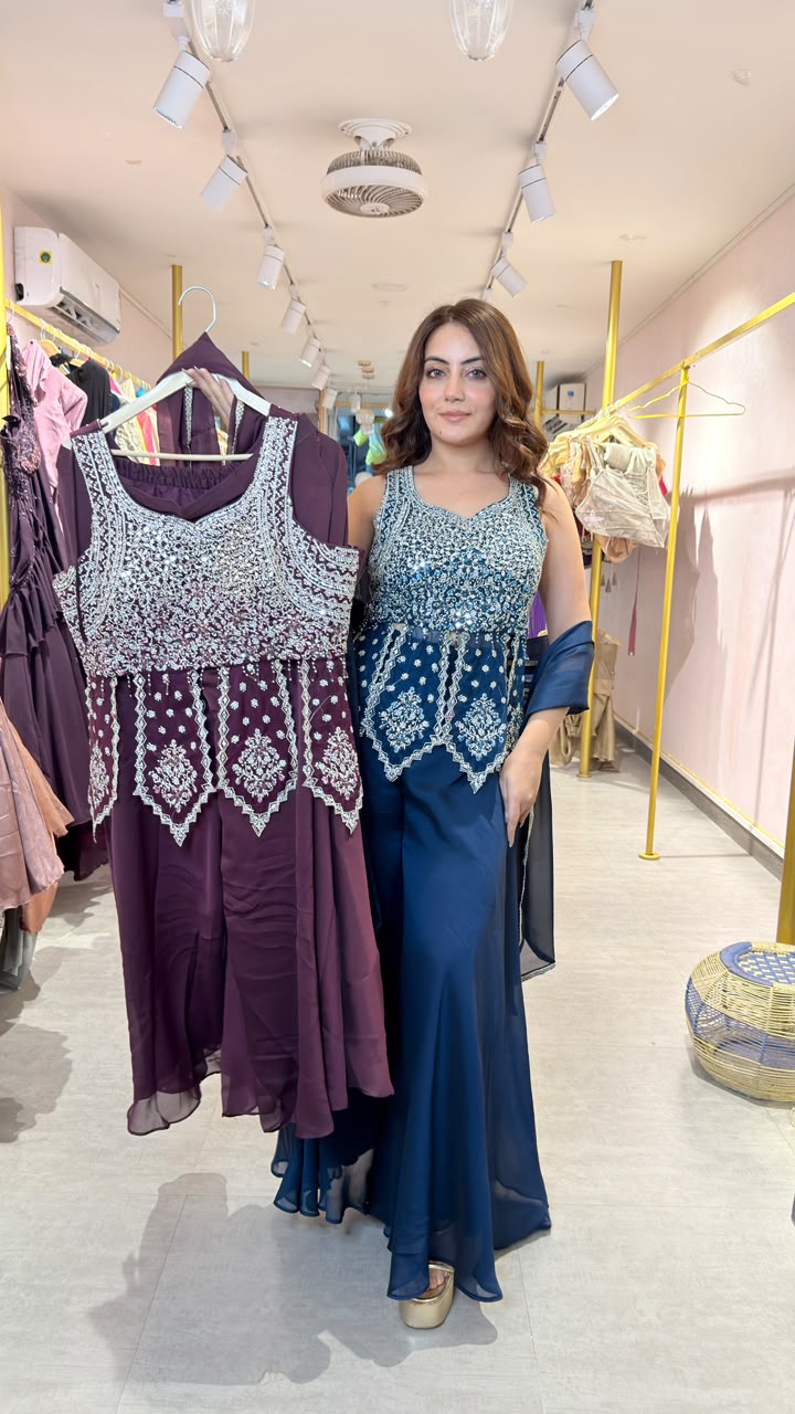 Royal Embroidered Anarkali Suit