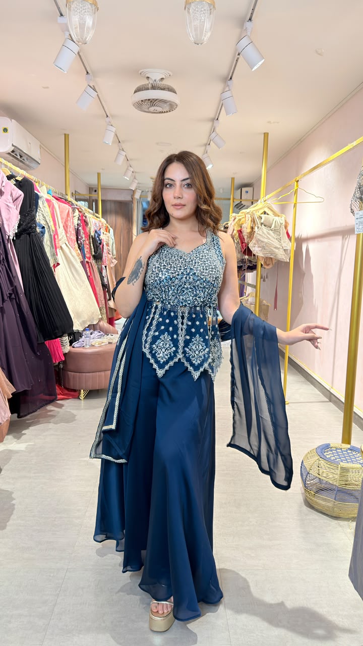 Royal Embroidered Anarkali Suit