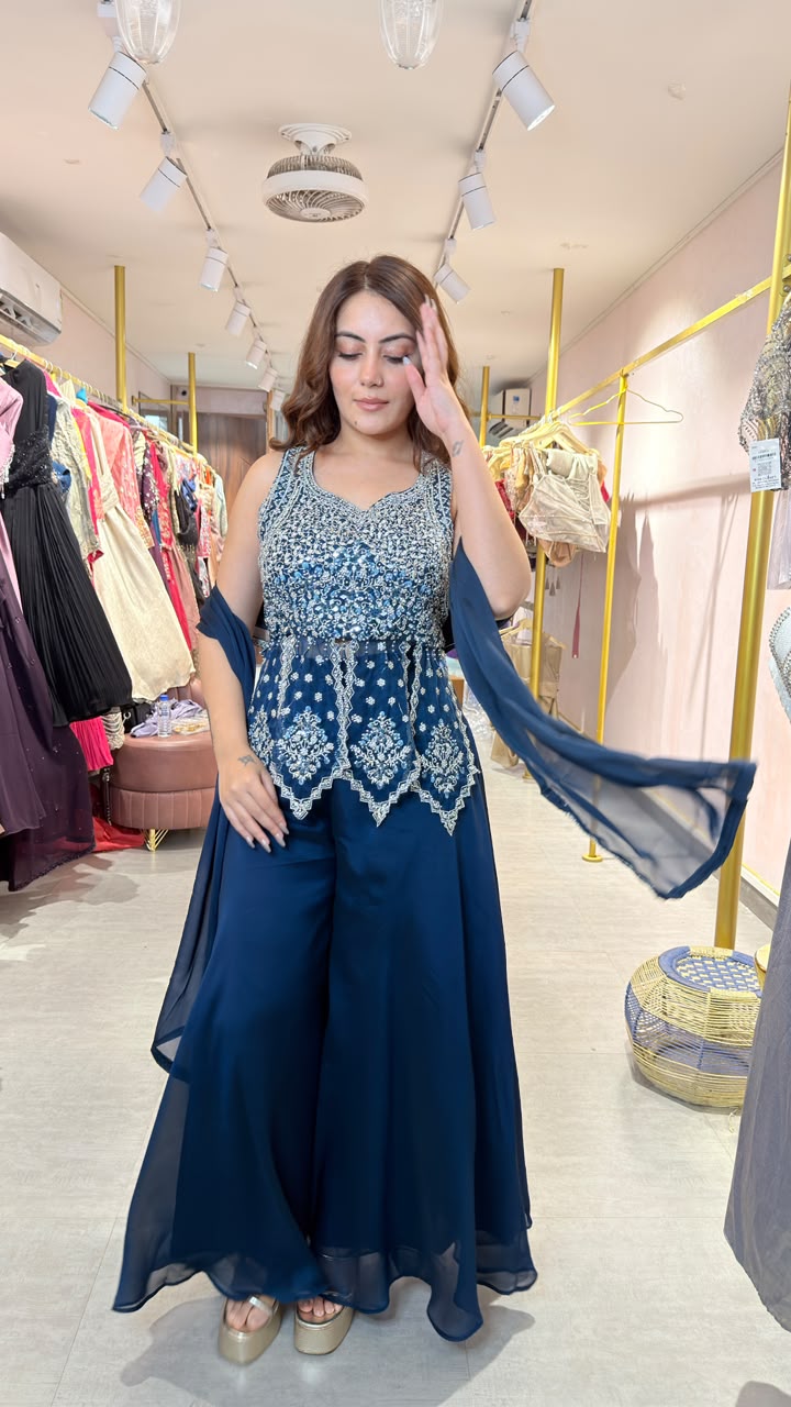 Royal Embroidered Anarkali Suit