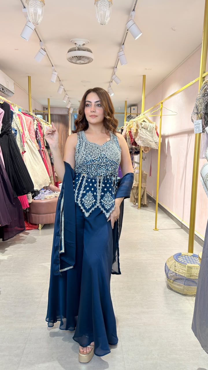 Royal Embroidered Anarkali Suit