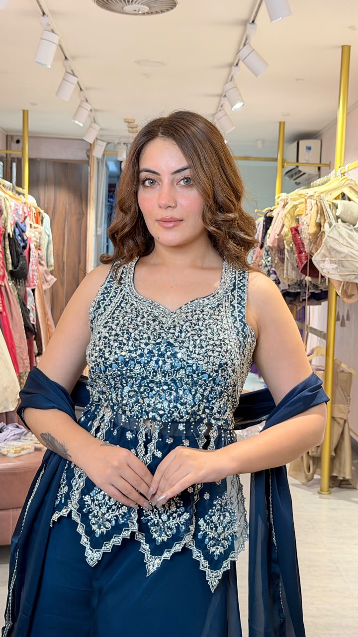 Royal Embroidered Anarkali Suit