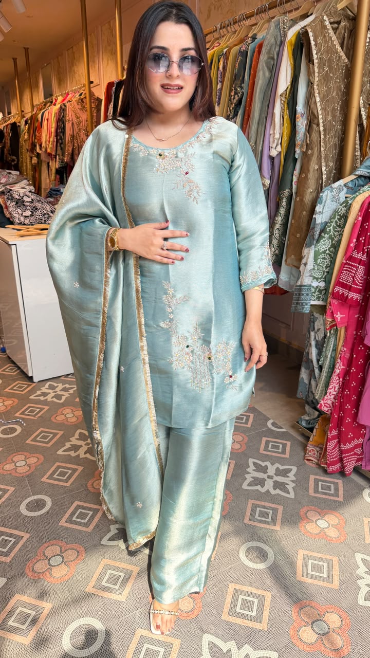 Pakistani-style Farshi Salwar Suit