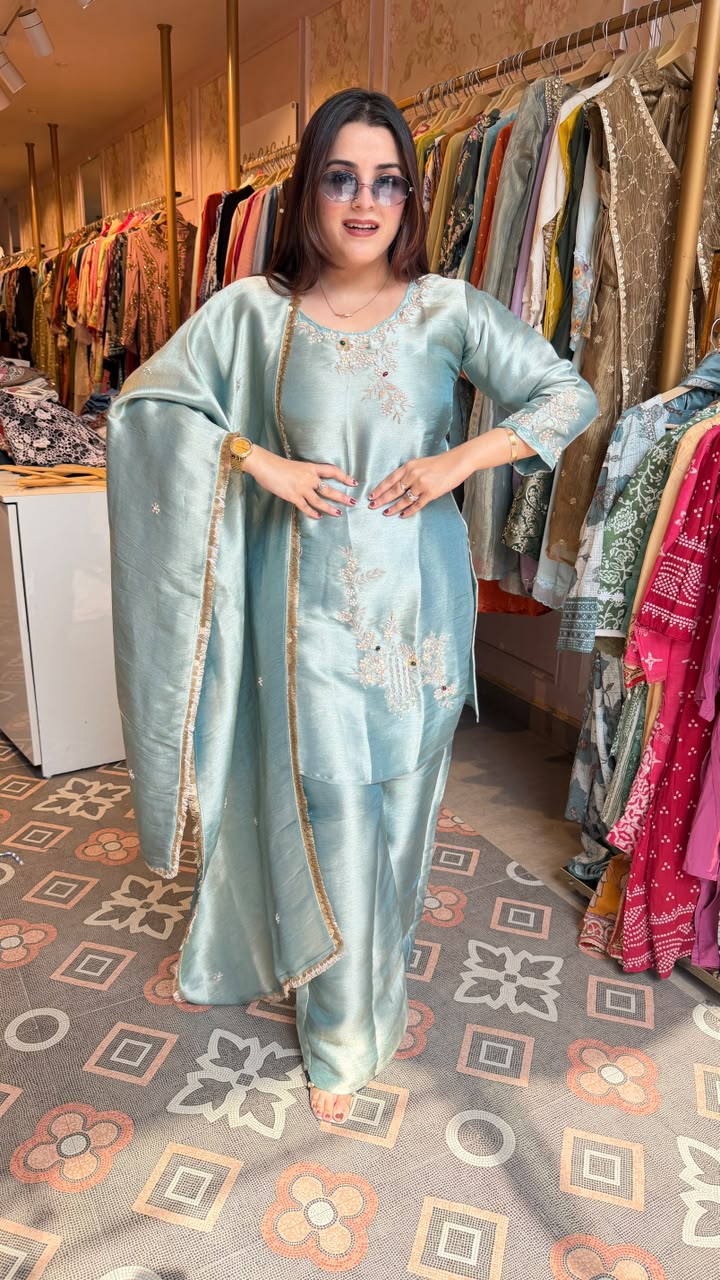 Pakistani-style Farshi Salwar Suit