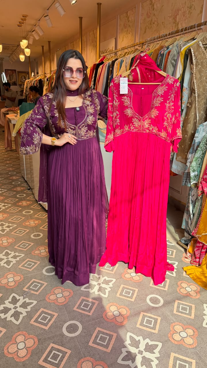 Floor-Length Anarkali Suit