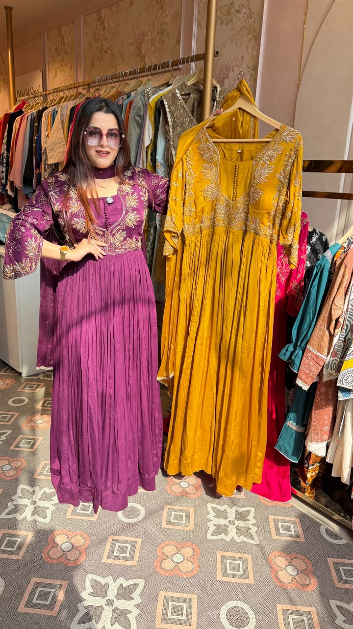 Floor-Length Anarkali Suit