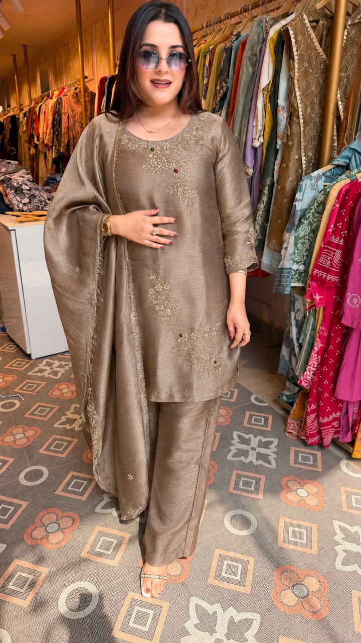 Pakistani-style Farshi Salwar Suit