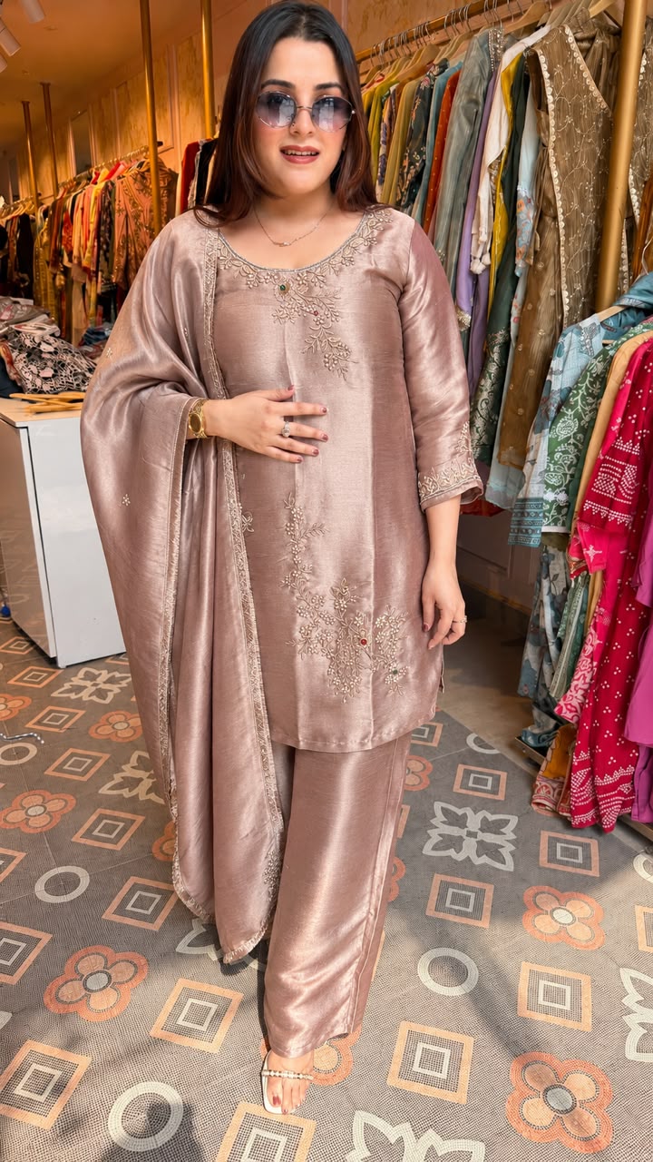 Pakistani-style Farshi Salwar Suit