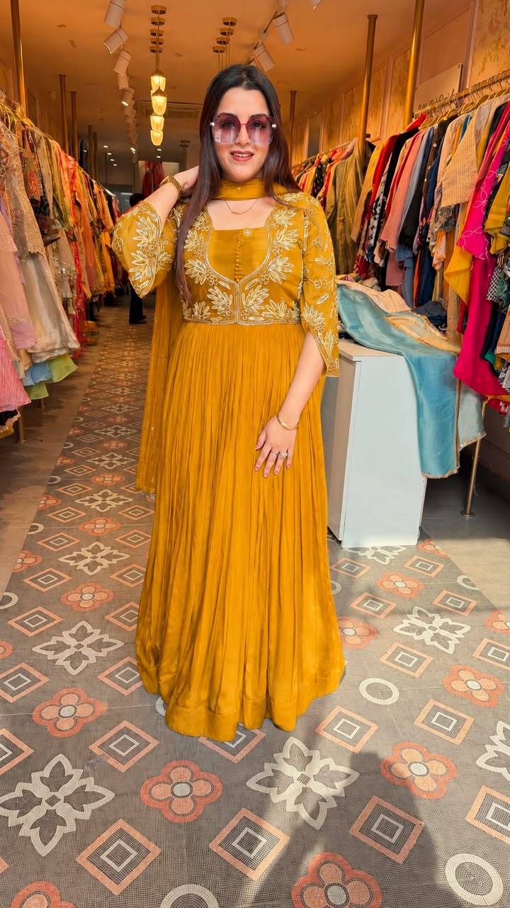 Floor-Length Anarkali Suit