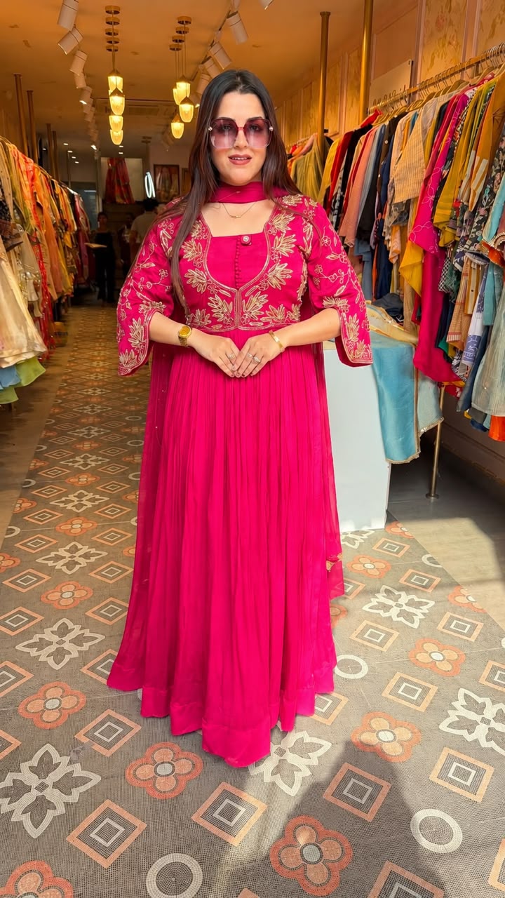 Floor-Length Anarkali Suit