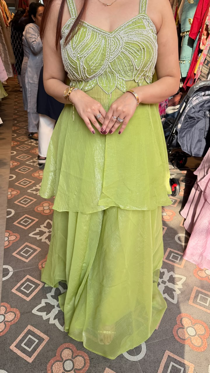 Embellished Indo-Western Lehenga