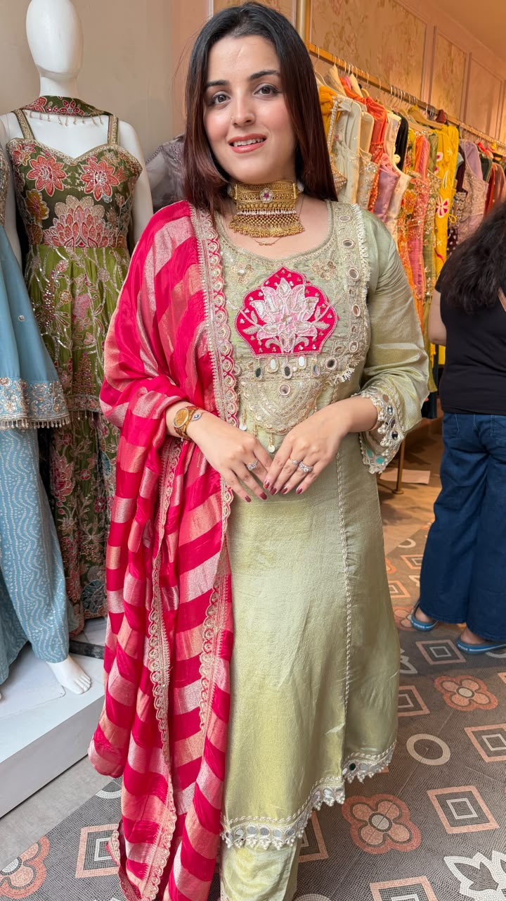 Contemporary Punjabi Festive Suit