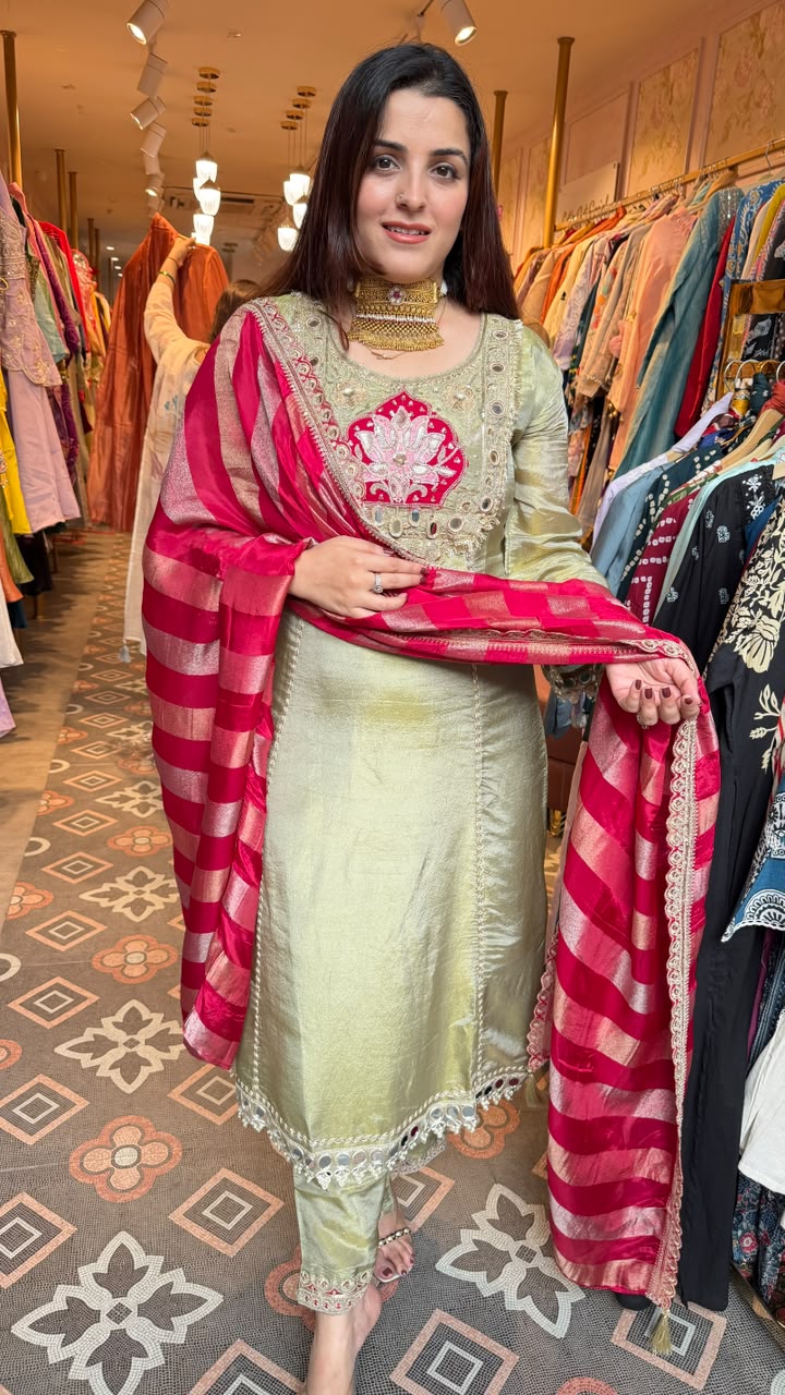 Contemporary Punjabi Festive Suit