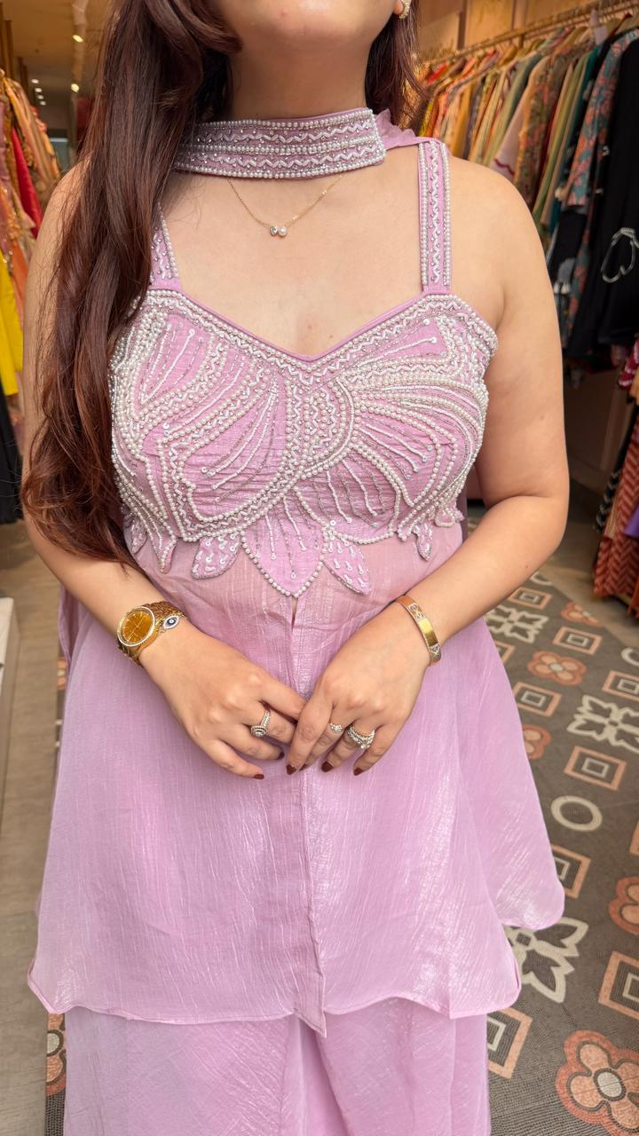 Embellished Indo-Western Lehenga